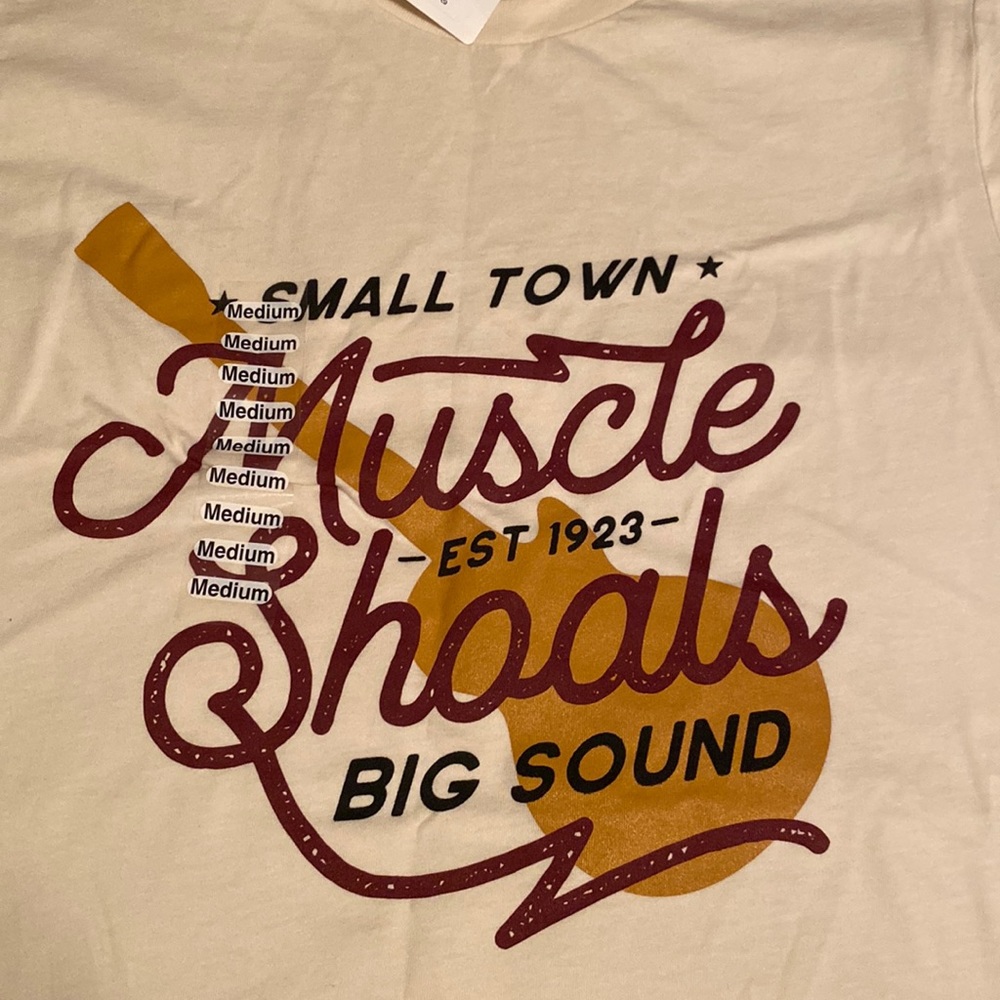 Muscle shoals music t shirt, NWT